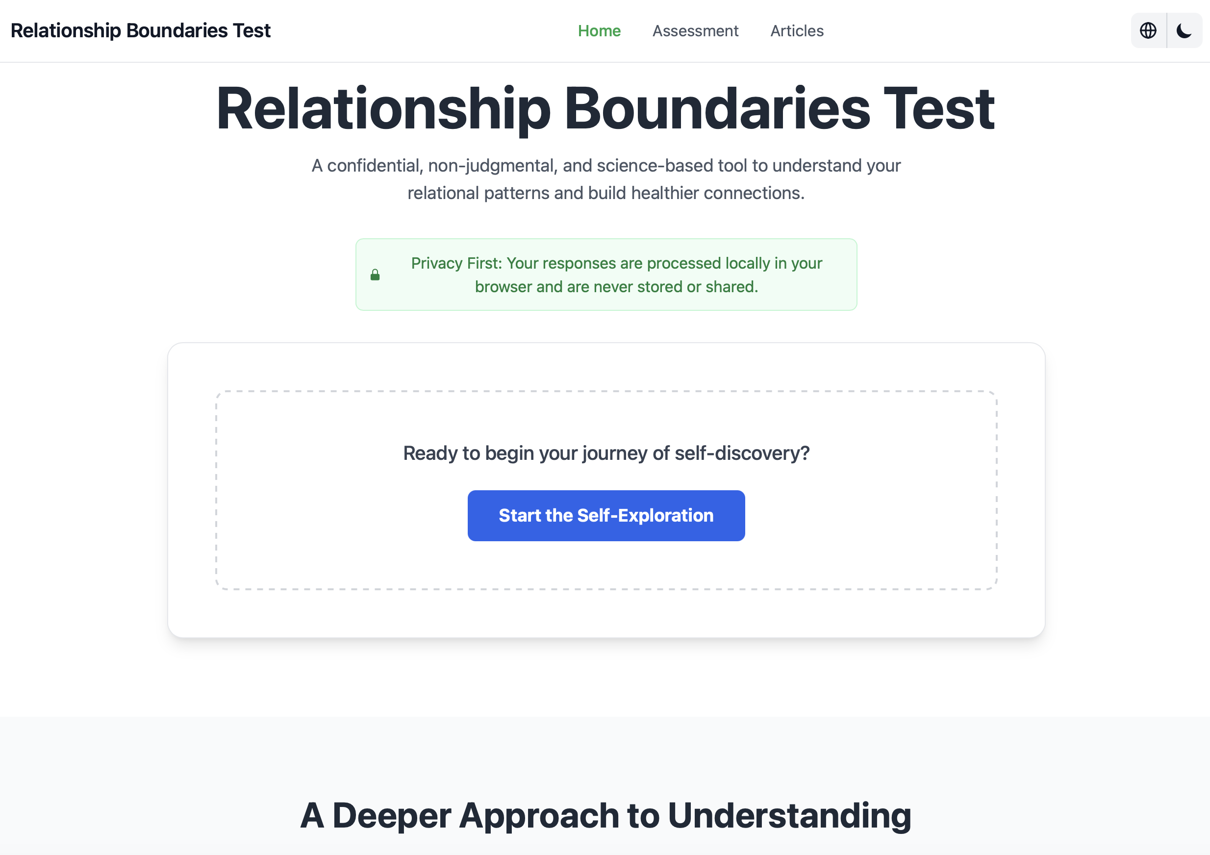 Relationship Boundaries Test
